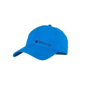 Czapka z daszkiem Preston UPF-50. Niebieskie czapki PRESTON INNOVATIONS, bez wzorów, z materiału. Za 127,50 zł.