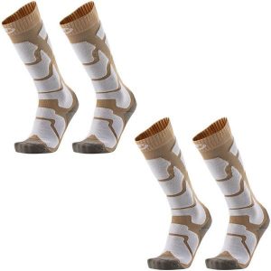 Skarpety ski dla kobieta Therm-ic Ski Insulation zestaw 2 par wysokosc kolano. Szare skarpetki THERM-IC, bez wzorów, z materiału. Za 199,00 zł.