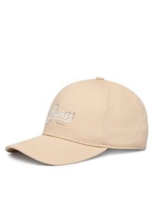 Guess Czapka z daszkiem AW5472 COT01 Beżowy. Brązowe czapki Guess, z aplikacjami, z poliesteru. Za 139,99 zł.