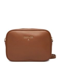 Patrizia Pepe Torebka CB8985/L001-B111 Brązowy. Brązowe torebki klasyczne Patrizia Pepe, bez wzorów, ze skóry, bez dodatków. Za 689,99 zł.