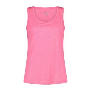 Damski tank top CMP. Czerwone topy CMP, bez wzorów, sportowe, bez kołnierzyka, bez ramiączek. Za 130,50 zł.
