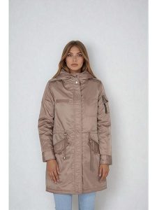 Steve Madden Parka w kolorze beżowym rozmiar: S. Brązowe płaszcze Steve Madden, s, bez wzorów, bez kaptura. Za 168,46 zł.