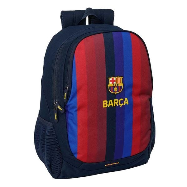Torba szkolna Barcelona 2026-27. Niebieskie torby podróżne i sportowe FC BARCELONA, bez wzorów, z materiału, na ramię, duże. Za 194,65 zł.