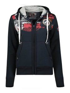 Geographical Norway Bluza "Fespote" w kolorze granatowym rozmiar: L. Niebieskie bluzy Geographical Norway, l, bez wzorów, bez kaptura. Za 140,53 zł.