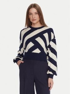 United Colors Of Benetton Sweter 1081E10EJ Czarny Regular Fit. Czarne swetry klasyczne United Colors of Benetton, l, z wiskozy, bez kołnierzyka. Za 379,99 zł.