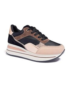 Sixth Sens Sneakersy w kolorze czarno-brązowym rozmiar: 38. Brązowe trampki Sixth Sens, bez wzorów, bez zapięcia. Za 140,20 zł.