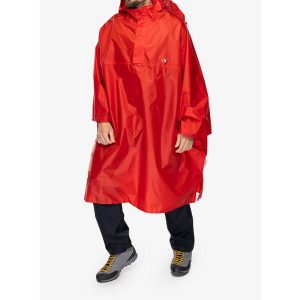 Peleryna przeciwdeszczowa Tatonka Cape. Czerwone kurtki Tatonka, bez wzorów, bez kaptura. Za 287,99 zł.