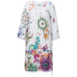 Desigual Sukienka Damska Top Melina Xl Biała. Sukienki marki Desigual. Za 349,00 zł.
