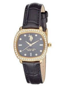 U.S. Polo Assn. Zegarek kwarcowy w kolorze złoto-czarno-szarym rozmiar: onesize. Czarne, analogowe zegarki U.S. Polo Assn. Za 217,99 zł.