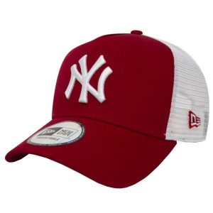 Czapka Trucker New Era MLB New York Yankees. Czerwone czapki New Era, bez wzorów, sportowe. Za 139,99 zł.