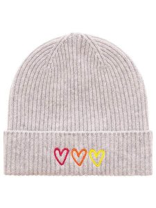 Zwillingsherz Kaszmirowa czapka beanie w kolorze jasnoszarym rozmiar: onesize. Szare czapki Zwillingsherz, bez wzorów, z kaszmiru. Za 134,53 zł.