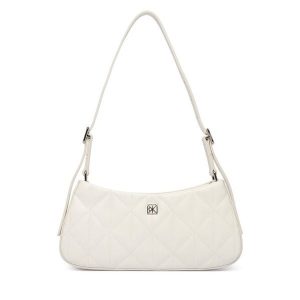 Torebka Calvin Klein. Białe torebki klasyczne Calvin Klein, bez wzorów, bez dodatków. Za 489,99 zł.