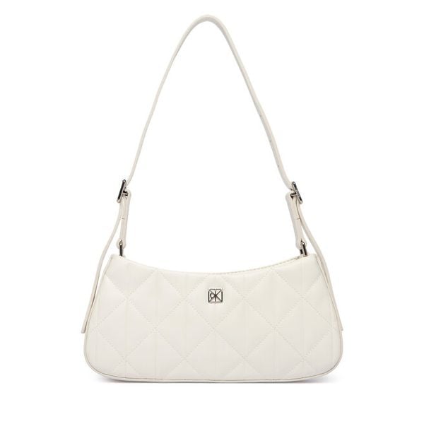 Torebka Calvin Klein. Białe torebki klasyczne Calvin Klein, bez wzorów, bez dodatków. Za 489,99 zł.