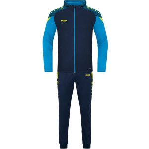 Dres z kapturem Jako Performance. Niebieskie kombinezony JAKO, s, bez wzorów, z dresówki, bez kołnierzyka, bez ramiączek. Za 487,90 zł.