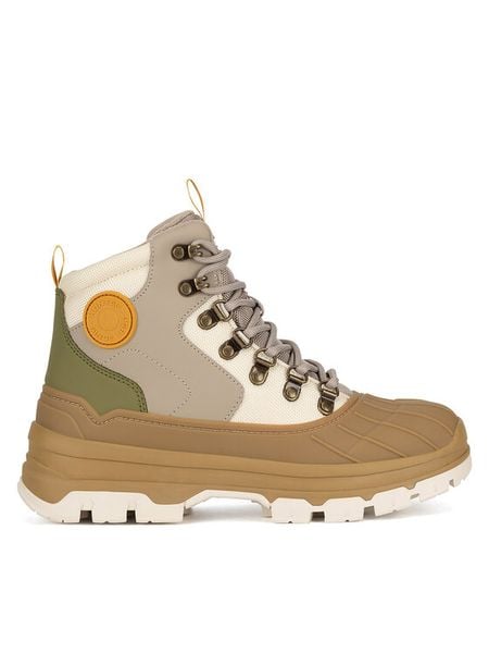 Hunter Trzewiki WFS2000PTP Szary. Szare botki Hunter, bez wzorów, z materiału, bez obcasa, na płaskiej podeszwie, bez zapięcia. Za 449,99 zł.