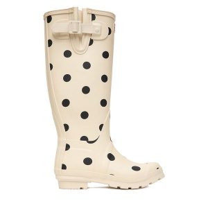 Kalosze Hunter. Białe kalosze Hunter, bez wzorów. Za 349,99 zł.