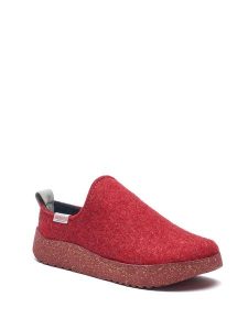 Comfortfusse Kapcie w kolorze czerwonym rozmiar: 38. Czerwone kapcie Comfortfüße, bez wzorów, z materiału. Za 260,99 zł.