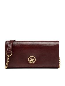 Beverly Hills Polo Club Portfel CEO-BHPC-W1-001-SS26 Brązowy. Brązowe portfele Beverly Hills Polo Club, bez wzorów, z materiału. Za 99,99 zł.