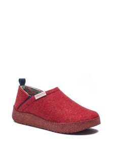 Comfortfusse Kapcie w kolorze czerwonym rozmiar: 39. Czerwone kapcie Comfortfüße, bez wzorów, z materiału. Za 260,99 zł.