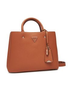 Guess Torebka Meridian II HWBG69 74060 Brązowy. Brązowe torebki klasyczne Guess, z aplikacjami, ze skóry, bez dodatków. Za 399,99 zł.