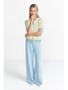 Rich & Royal Kardigan w kolorze żółto-niebieskim rozmiar: L. Żółte kardigany Rich & Royal. Za 230,53 zł.