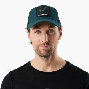 Czapka z daszkiem Unisex Swedemount Forest Cap. Zielone czapki SWEDEMOUNT, bez wzorów, sportowe. Za 79,99 zł.