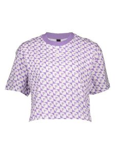 Adidas Koszulka w kolorze fioletowym rozmiar: M. Różowe bluzki ADIDAS, m, bez wzorów, z bawełny, bez kołnierzyka, bez ramiączek. Za 65,85 zł.