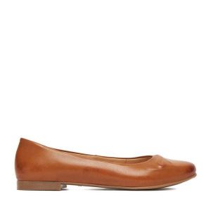 Baleriny Lasocki. Brązowe balerinki Lasocki, bez wzorów, bez obcasa, bez zapięcia. Za 149,99 zł.