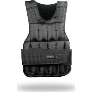 Kamizelka z obciążeniem GymBeam. Czarne kamizelki GYMBEAM, bez wzorów, bez kołnierzyka, bez ramiączek, bez kaptura. Za 212,90 zł.