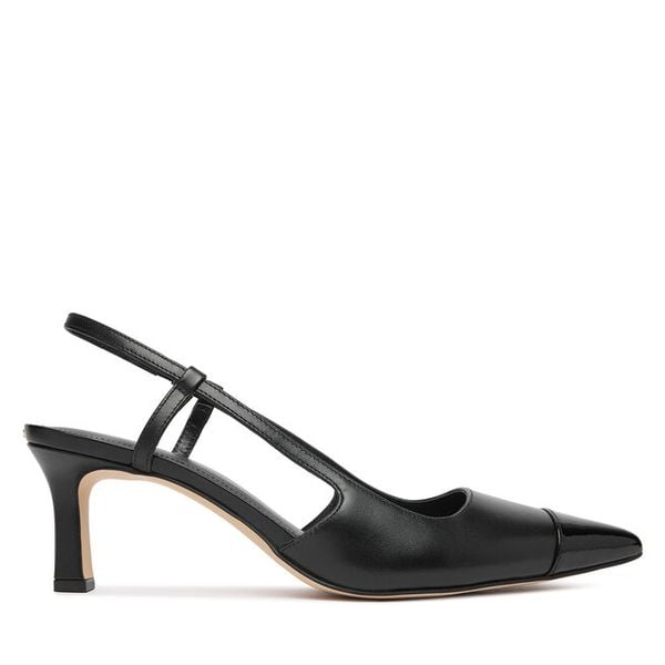 Czółenka MICHAEL Michael Kors. Czarne czółenka MICHAEL Michael Kors, bez wzorów, bez obcasa, bez zapięcia. Za 769,99 zł.