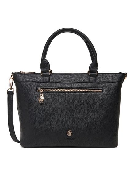 Beverly Hills Polo Club Torebka CEO-BHPC-C-006-08 Czarny. Czarne torebki klasyczne Beverly Hills Polo Club, bez wzorów, z materiału, bez dodatków. Za 179,99 zł.