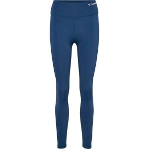 Damskie legginsy z wysokim stanem Hummel Mt Active. Niebieskie legginsy Hummel, bez wzorów, z podwyższonym stanem. Za 279,50 zł.