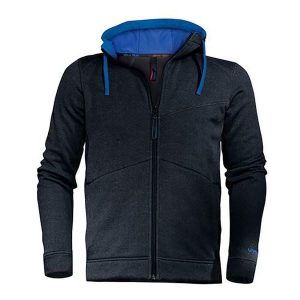 Uvex Men Hoody polarowa bluza z kapturem Navy L. Niebieskie kurtki UVEX, l, bez wzorów, z elastanu, z kapturem. Za 244,99 zł.
