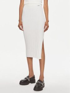 Hugo Spódnica ołówkowa Sareplie 50514292 Écru Slim Fit. Spódnice Hugo, m, bez wzorów, z wiskozy. Za 409,99 zł.