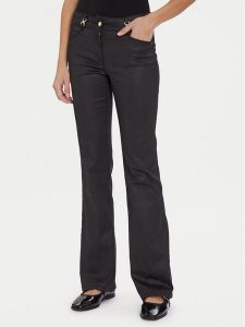 Morgan Jeansy 252-PCURE Czarny Bootcut Fit. Czarne jeansy Morgan, bez wzorów, z jeansu. Za 329,99 zł.