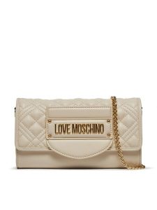 LOVE MOSCHINO Torebka JC4054PP1ILA0110 Écru. Torebki klasyczne LOVE MOSCHINO, bez wzorów, ze skóry, bez dodatków. Za 679,99 zł.