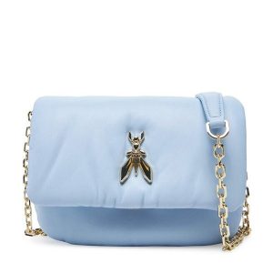 Torebka Patrizia Pepe. Niebieskie torebki klasyczne Patrizia Pepe, bez wzorów, bez dodatków. Za 679,99 zł.