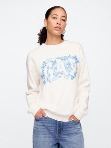 GAP Bluza w kolorze kremowym rozmiar: XXL. Brązowe bluzy GAP, xxl, bez wzorów, bez kaptura. Za 87,81 zł.