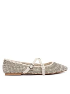 Steve Madden Baleriny Watchlist 11005277 Beżowy. Brązowe balerinki Steve Madden, bez wzorów, ze skóry, bez obcasa, bez zapięcia. Za 396,99 zł.