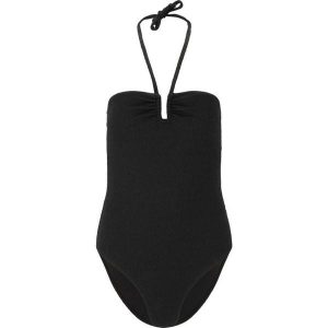 Damski kostium kąpielowy 1-częściowy Athlecia Tiky. Czarne stroje jednoczęściowe Athlecia, bez wzorów. Za 219,00 zł.