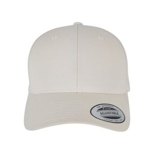 Czapka snapback Flexfit Curved Classic. Brązowe czapki FLEXFIT, bez wzorów, z bawełny, sportowe. Za 67,40 zł.