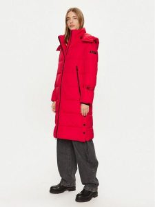 Frieda & Freddies Kurtka zimowa 3825 Czerwony Regular Fit. Czerwone kurtki Frieda & Freddies, na zimę, bez wzorów, z syntetyku, bez kaptura. Za 479,99 zł.