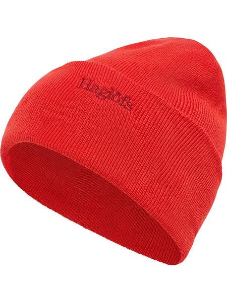 Haglöfs Czapka beanie "Outsiders" w kolorze czerwonym rozmiar: onesize. Czerwone czapki Haglöfs, bez wzorów, ze splotem. Za 135,81 zł.