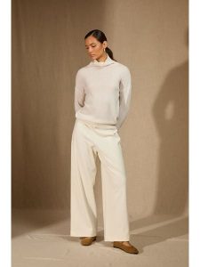 Perfect Cashmere Kaszmirowy golf "Nethan" w kolorze kremowym rozmiar: XXL. Brązowe golfy Perfect Cashmere, bez wzorów, z kaszmiru. Za 423,95 zł.