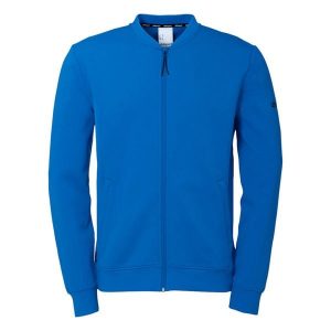 Kurtka z dresu Uhlsport ID College. Niebieskie kurtki Uhlsport, bez wzorów, z dresówki, bez kaptura. Za 284,00 zł.