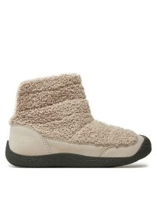 Keen Botki Howser Fold Down 1029458 Beżowy. Brązowe botki Keen, bez wzorów, z materiału, bez obcasa, na płaskiej podeszwie, bez zapięcia. Za 309,99 zł.