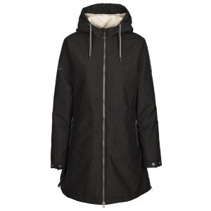 Trespass Neeska - Kobieta Jkt Tp50 Czarna. Czarne kurtki Trespass, bez wzorów, z futra, bez kaptura. Za 475,99 zł.