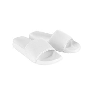 Japonki Unisex Dla Dorosłych. Czarne klapki JUST COOL, bez wzorów, z materiału, bez obcasa. Za 76,99 zł.
