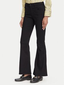Tommy Hilfiger Jeansy Luna WW0WW52186 Czarny Flare Fit. Czarne jeansy TOMMY HILFIGER, bez wzorów, z bawełny. Za 529,99 zł.