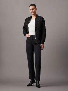 Calvin Klein Dżinsy - Regular fit - w kolorze czarnym rozmiar: W28/L32. Czarne jeansy Calvin Klein, z aplikacjami, z podwyższonym stanem. Za 284,95 zł.